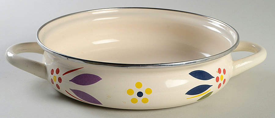 Old World Confetti 2 Quart Metal Covered Casserole, No Lid by Temp-Tations-1