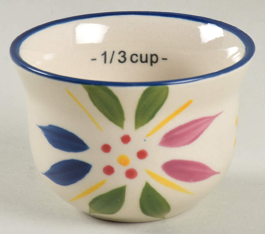 Old World Confetti 1/3 Cup Measuring Cup by Temp-Tations-1