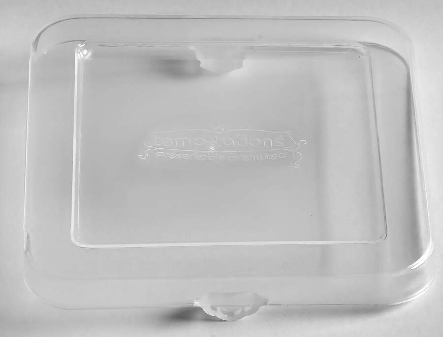 Old World Confetti Plastic Lid for Individual Square Baker by Temp-Tations-1