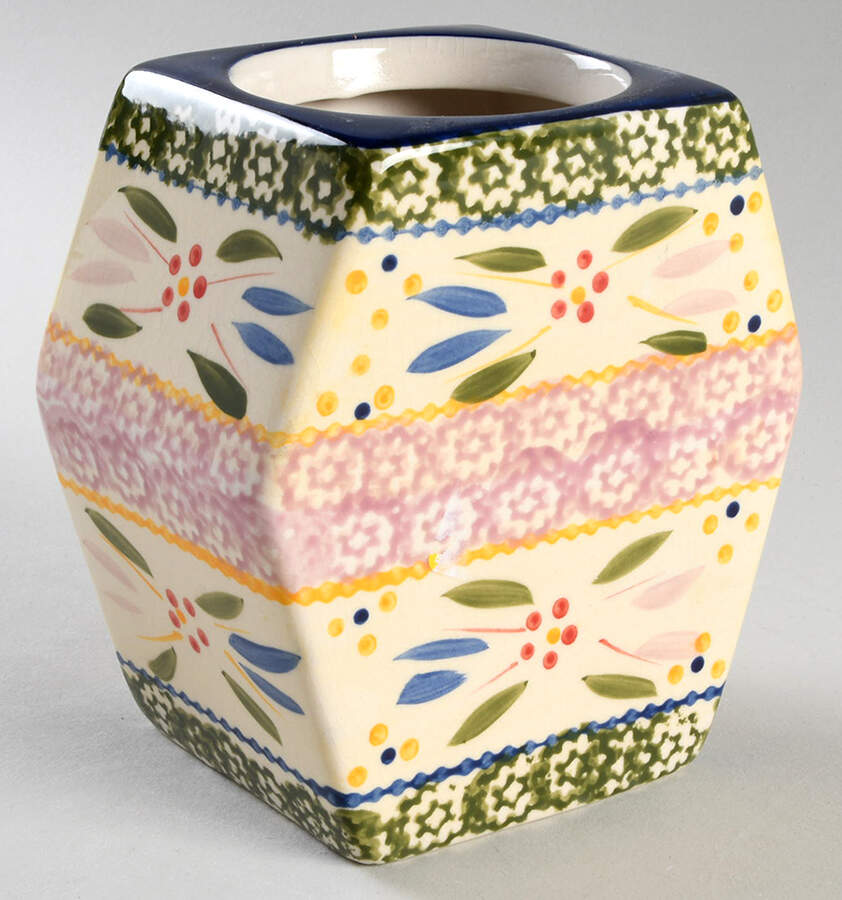 Old World Confetti Small Canister No Lid by Temp-Tations-1