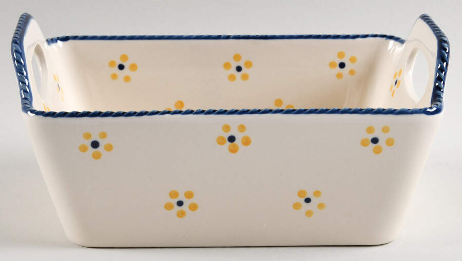 Old World Confetti Upswept Handled Loaf Pan by Temp-Tations-1