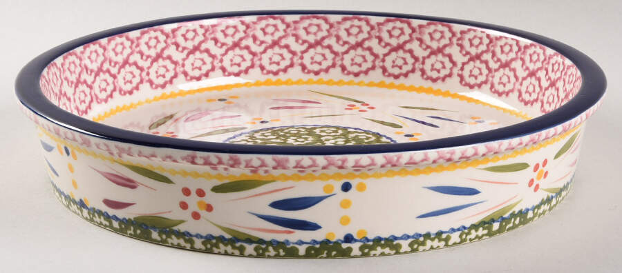 Old World Confetti Pie Serving Plate by Temp-Tations-1