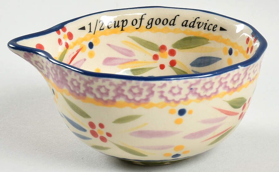 Old World Confetti 1/2 Cup Nesting Measuring Cup by Temp-Tations-1