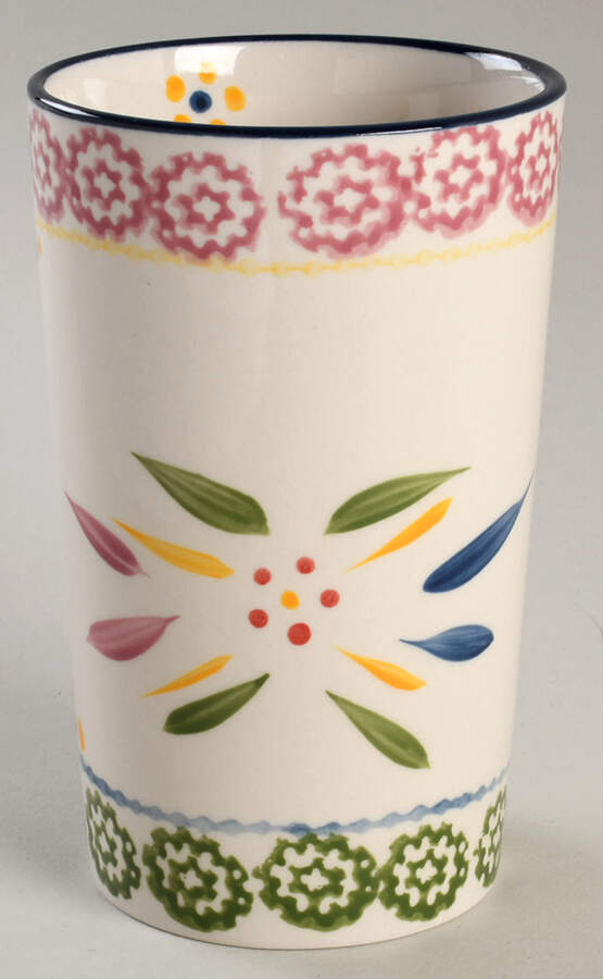 Old World Confetti Tall China Tumbler by Temp-Tations-1