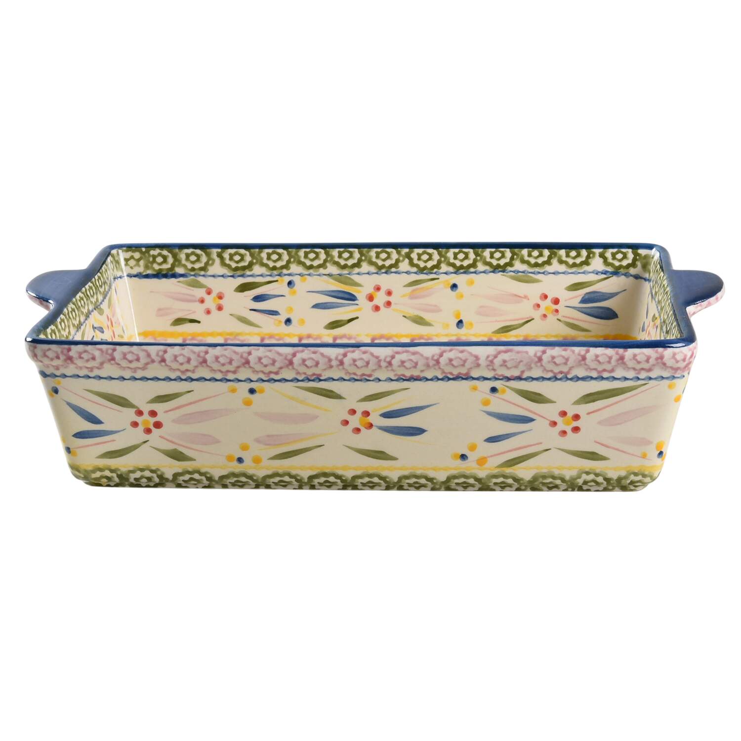 Old World Confetti 13"  Rectangular Baker by Temp-Tations-1