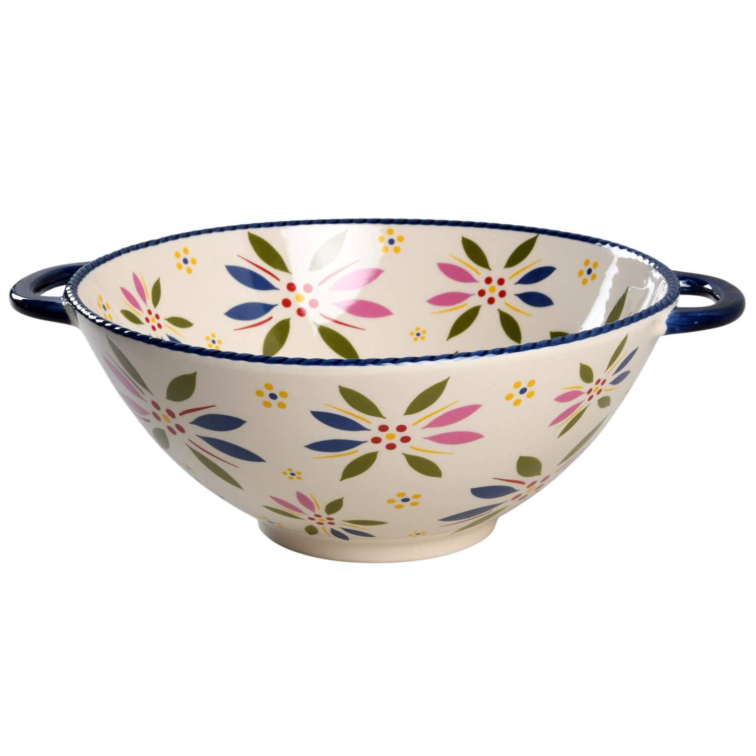 Old World Confetti 10" Wok Bowl by Temp-Tations-1