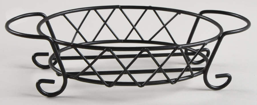 Old World Cranberry Metal Stand for 9 Oz Individual Oval Casserole by Temp-Tations-1