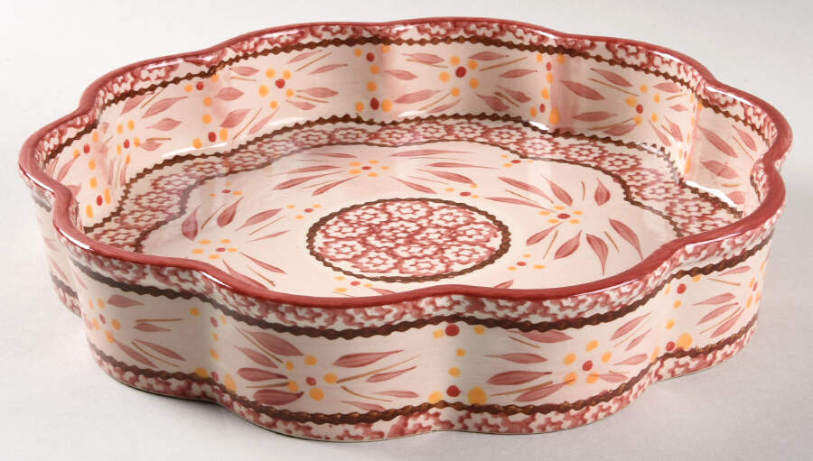 Old World Cranberry 10" Quiche by Temp-Tations-1