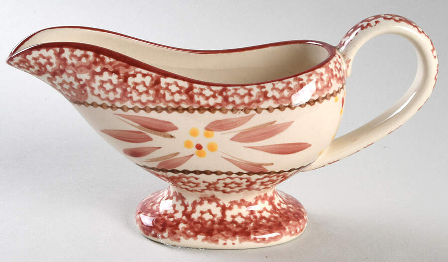 Old World Cranberry Gravy Boat by Temp-Tations-1
