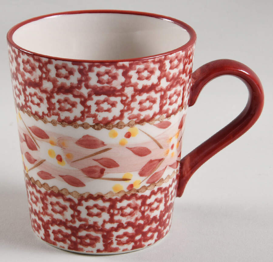 Old World Cranberry Mug by Temp-Tations-1