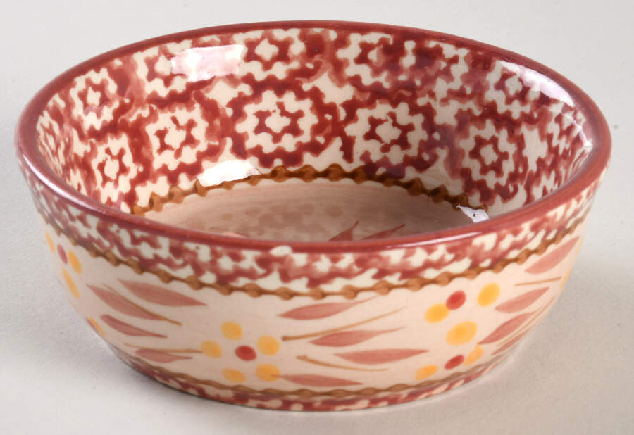 Old World Cranberry Condiment Dish by Temp-Tations-1