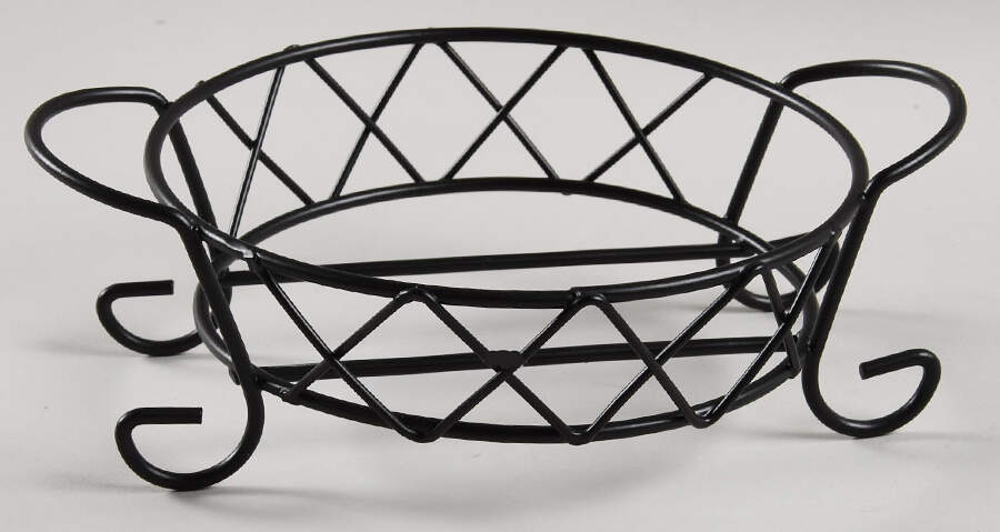 Old World Cranberry Metal Stand for 10 Oz Individual Casserole by Temp-Tations-1
