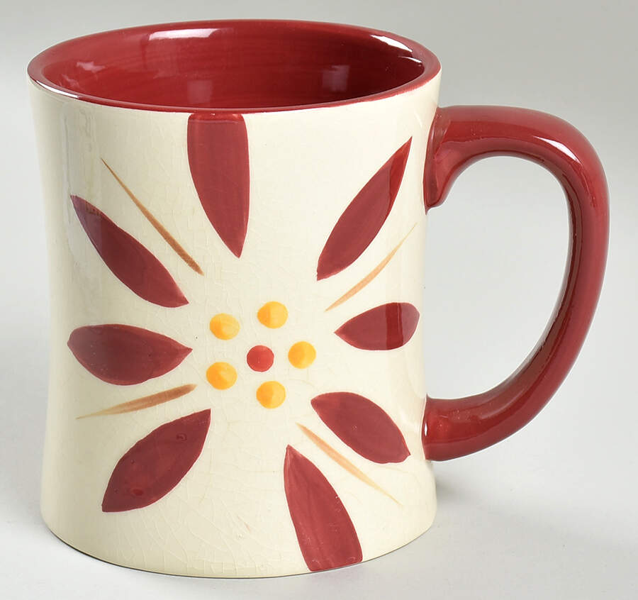 Old World Cranberry Mug by Temp-Tations-1