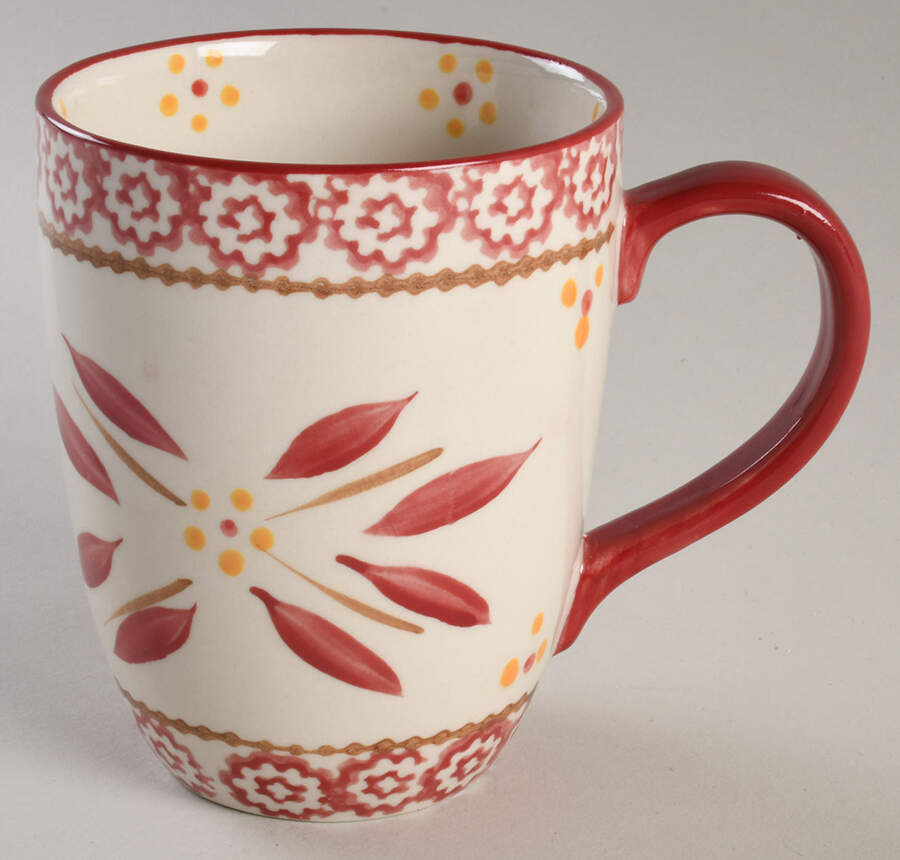 Old World Cranberry Mug by Temp-Tations-1