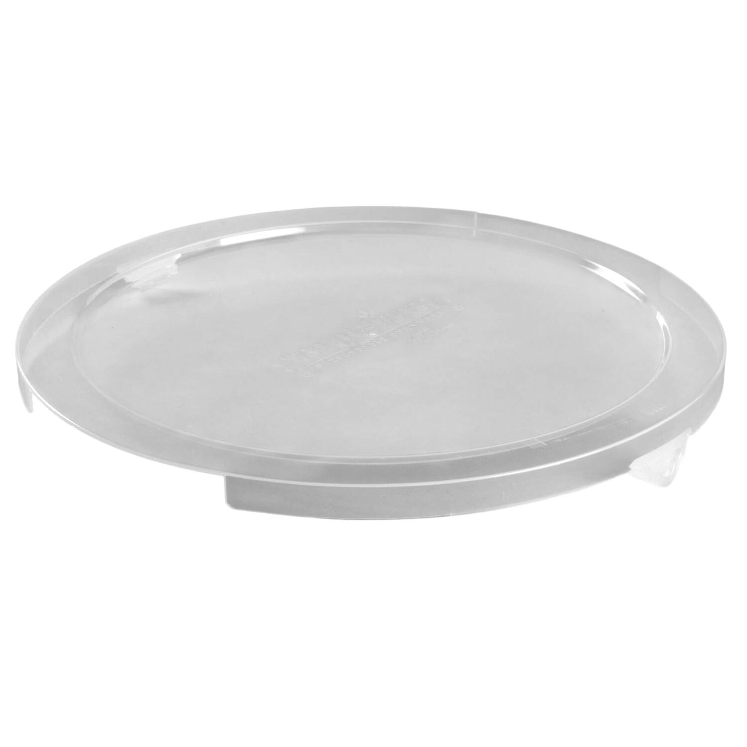 Old World Cranberry Plastic Lid for 11" Round Tab Handle Baker by Temp-Tations-1