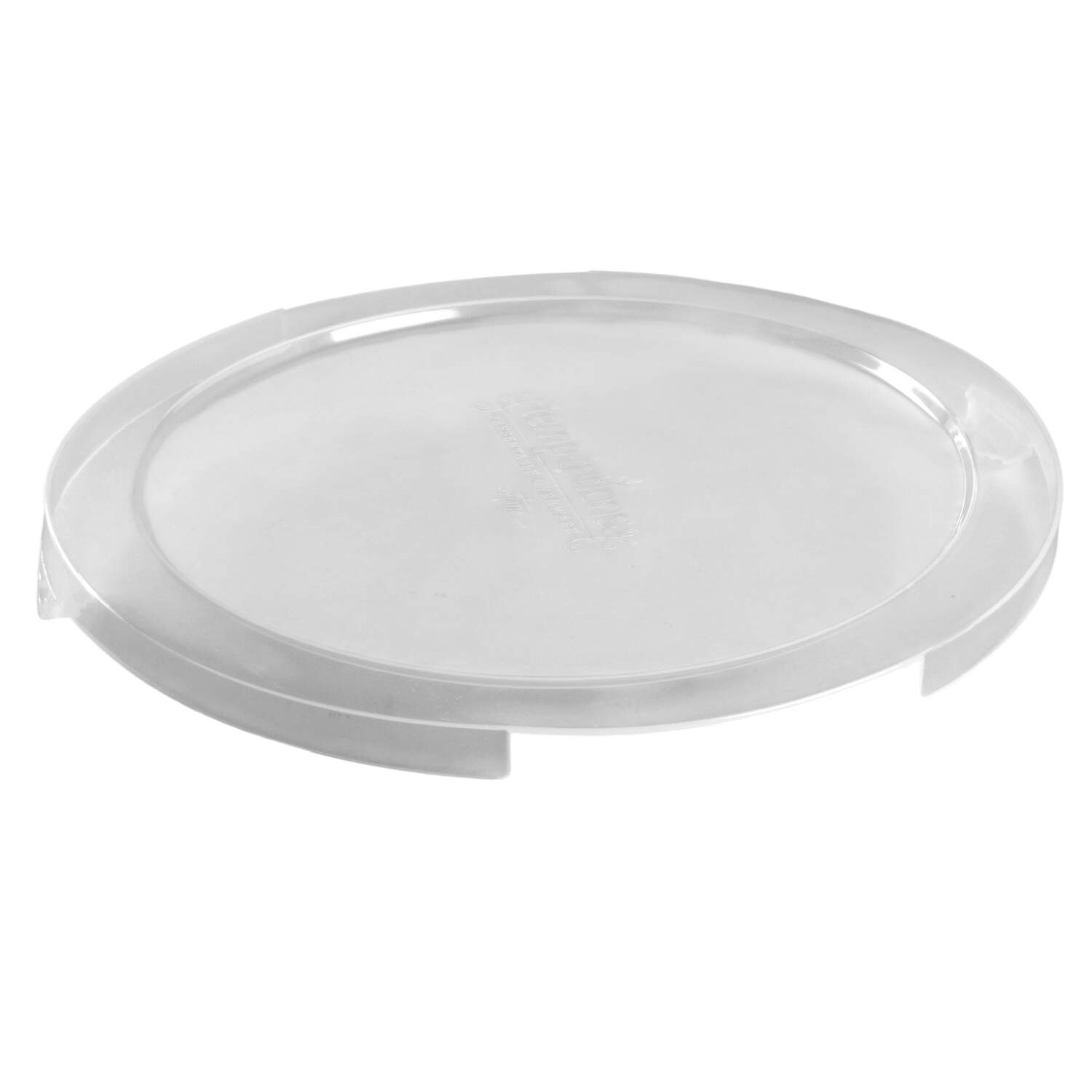 Old World Cranberry Plastic Lid for 10" Round Tab Handle Baker by Temp-Tations-1