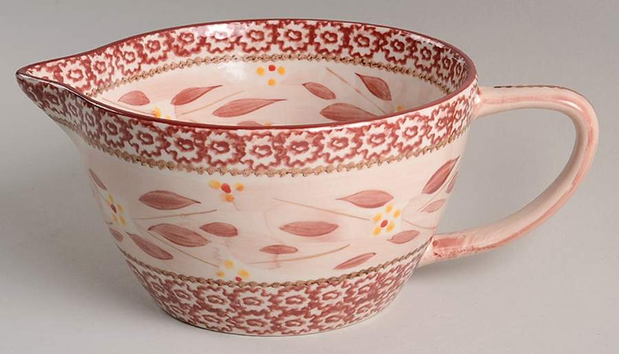 Old World Cranberry Oversize Batter Bowl by Temp-Tations-1