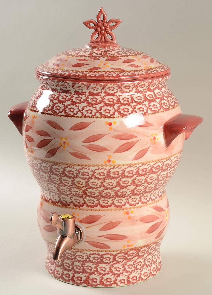 Old World Cranberry Samovar & Lid by Temp-Tations-1