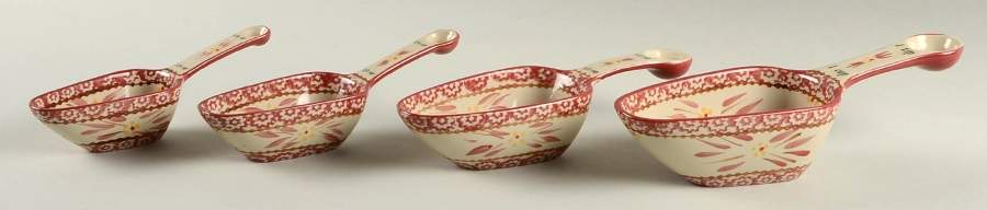 Old World Cranberry (4 Piece) Measuring Scoop Set by Temp-Tations-1