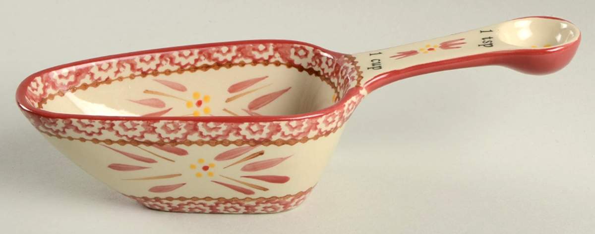 Old World Cranberry 1 Cup Measuring Scoop by Temp-Tations-1