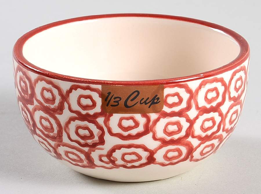 Old World Cranberry 1/3 Cup Measuring Cup for Figural Set by Temp-Tations-1