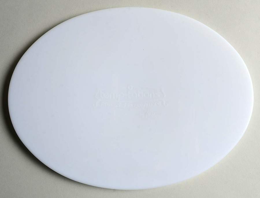 Old World Green Tabless Plastic Storage Cover for 10" Oval Baker by Temp-Tations-1