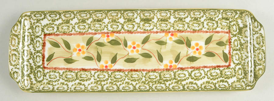 Old World Green Condiment Tray by Temp-Tations-1
