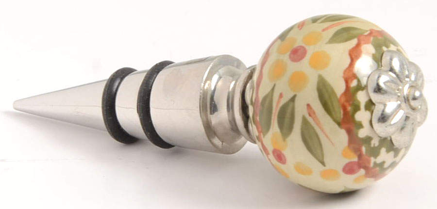 Old World Green Wine Bottle Stopper by Temp-Tations-1