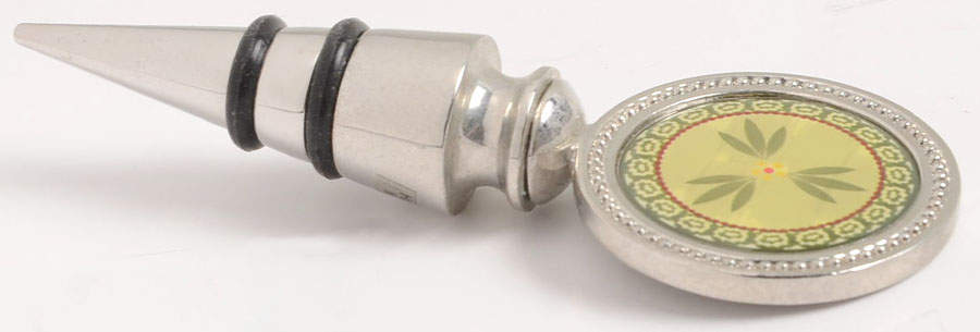 Old World Green Wine Bottle Stopper by Temp-Tations-1