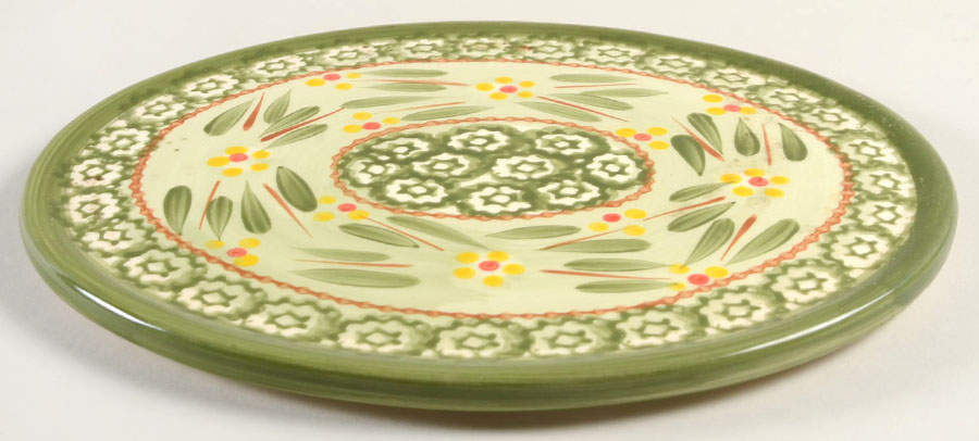 Old World Green Trivet by Temp-Tations-1