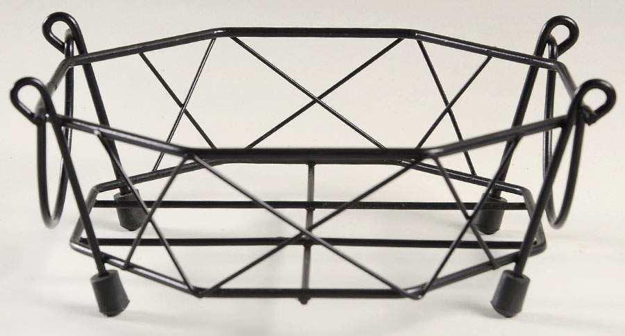 Old World Green Metal Stand for 8" Octagonal Baker by Temp-Tations-1