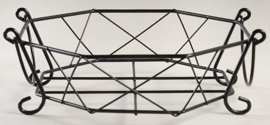 Old World Green Metal Stand for 10" Octagonal Baker by Temp-Tations-1