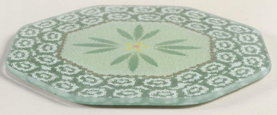 Old World Green Glass Trivet for 10" Octagonal Baker by Temp-Tations-1