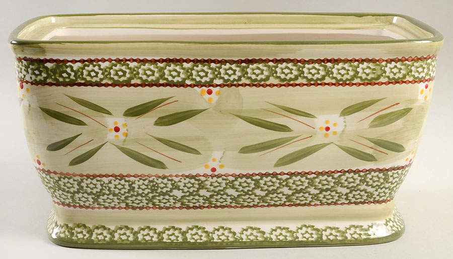 Old World Green Bread Box No Lid by Temp-Tations-1