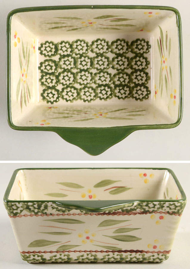 Old World Green Mini Loaf Pan by Temp-Tations-1