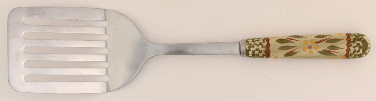 Old World Green Metal Spatula by Temp-Tations-1
