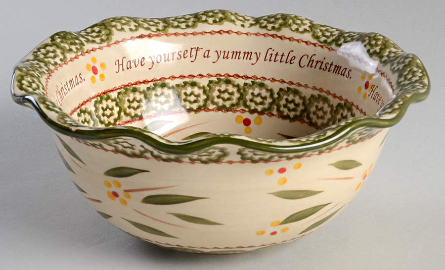 Old World Green Sentiment Bowl by Temp-Tations-1