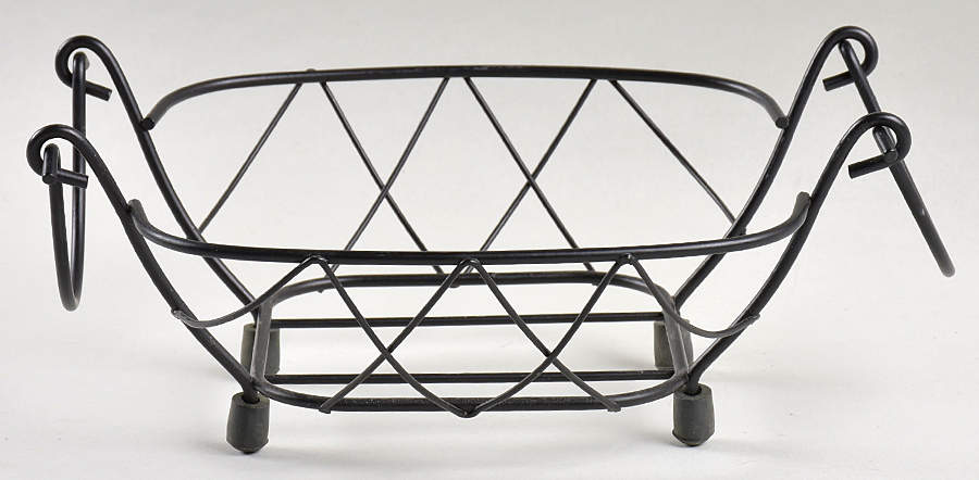 Old World Green Metal Stand for 7" Scalloped Bowl by Temp-Tations-1