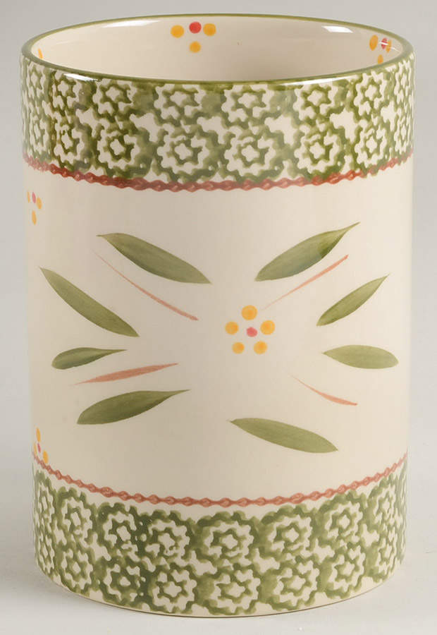 Old World Green Utensil Holder by Temp-Tations-1