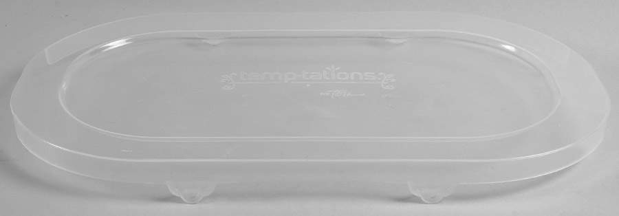 Old World Green Plastic Lid for 13" Oval Baker by Temp-Tations-1