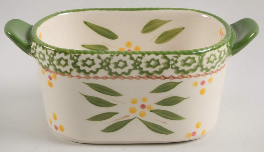 Old World Green Oval Ramekin by Temp-Tations-1