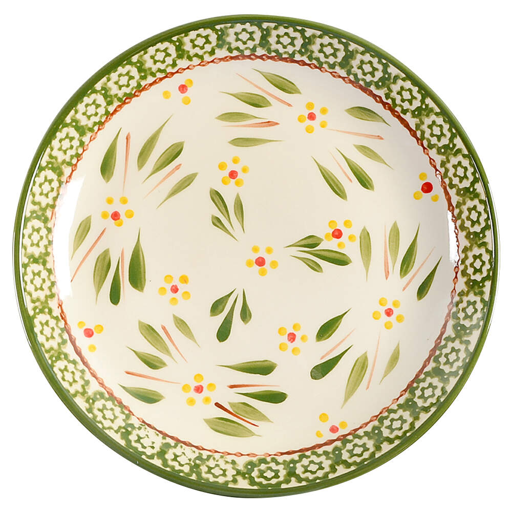 Old World Green Coupe Salad Plate by Temp-Tations-1