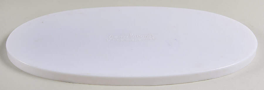 Old World Green Tabless Plastic Storage Cover for 14" Oval Baker by Temp-Tations-1