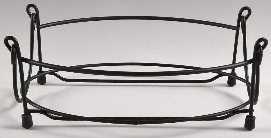 Old World Green Metal Stand for 11" Oval Baker by Temp-Tations-1