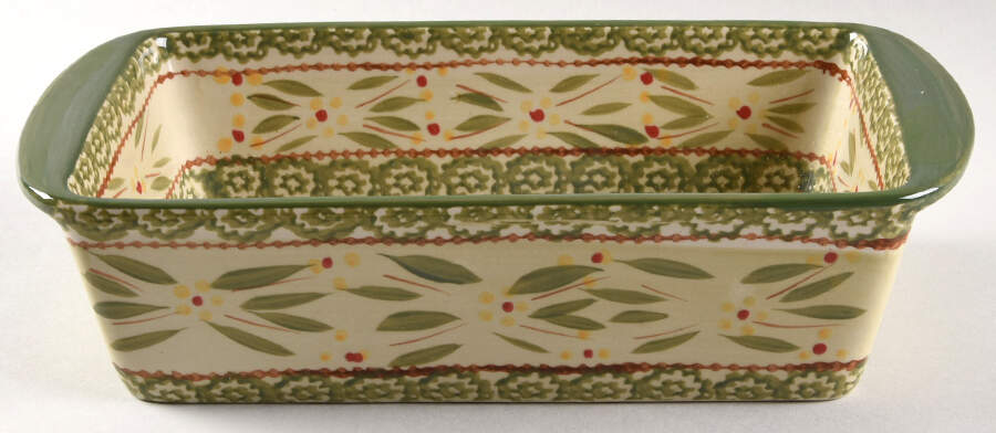Old World Green Loaf Pan by Temp-Tations-1