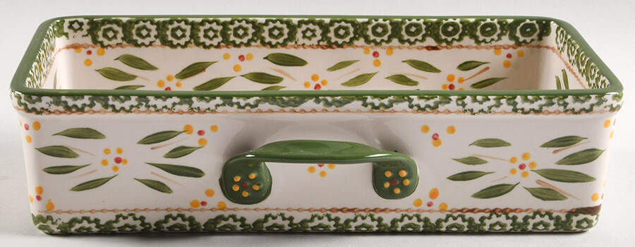 Old World Green Multifunctional Baker No Lid Or Drip Tray by Temp-Tations-1