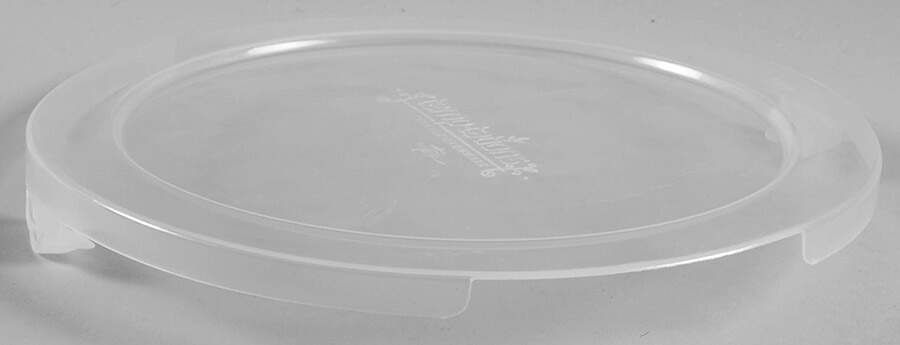 Old World Green Plastic Lid for 9" Round Handled Baker by Temp-Tations-1