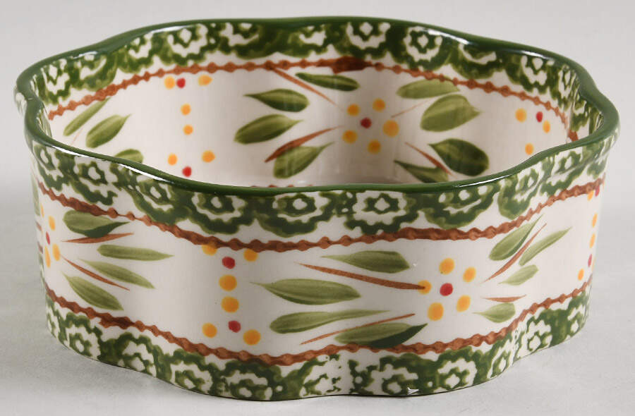 Old World Green 6" Fluted Cake Pan by Temp-Tations-1