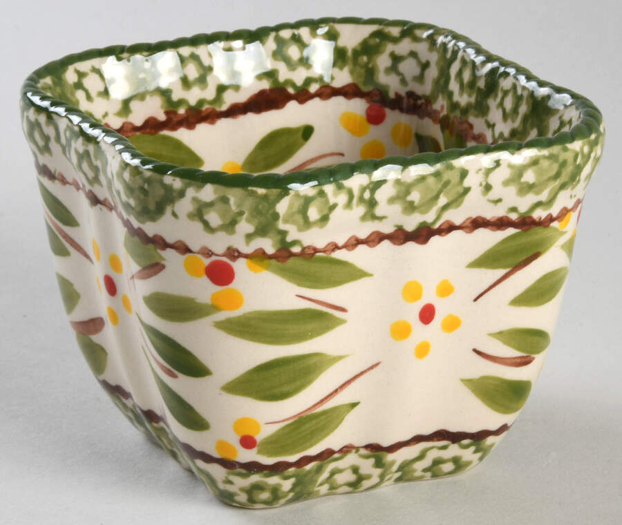 Old World Green Square Ramekin by Temp-Tations-1