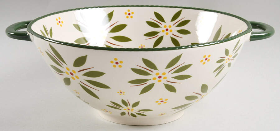 Old World Green 10" Wok Bowl by Temp-Tations-1
